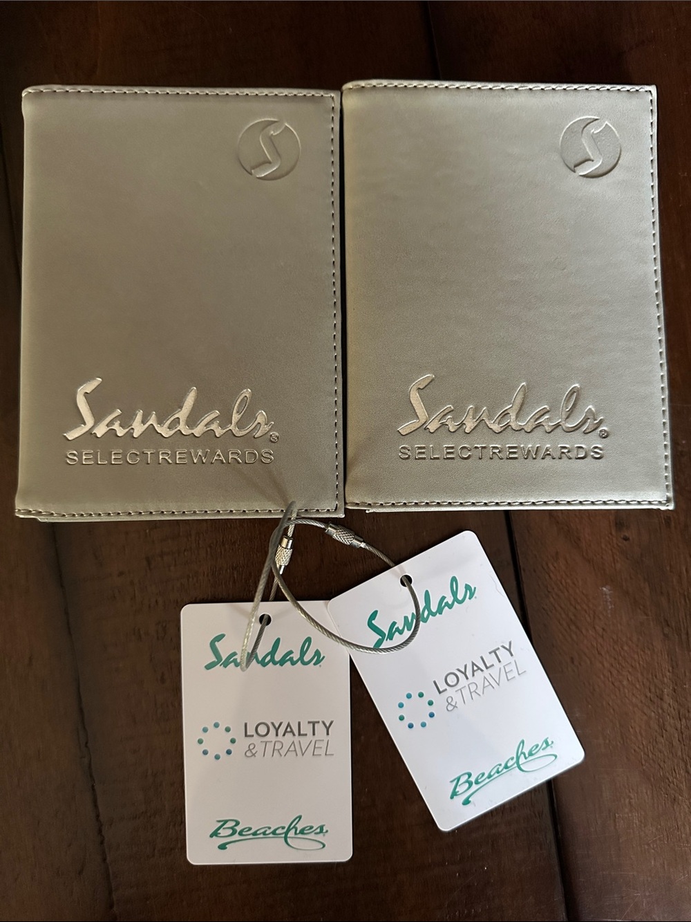 Sandals Resorts Select Rewards Passport Holders & Luggage Tags